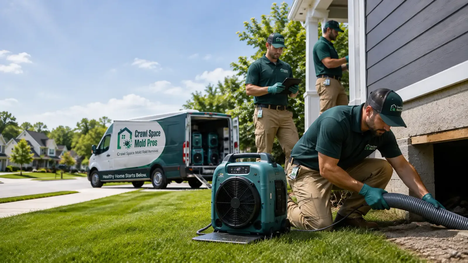 Crawl Space Mold Removal in Le Roy, MN